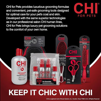 CHI for Dogs Deodorizing Waterless Foam Wash, No-Rinse Dry Shampoo for Dogs to Help Control Odor, Sulfate and Paraben Free, Waterless Pet Grooming, Pump Bottle, Made in The USA, 8 Fl Oz