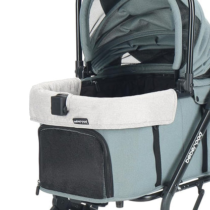 Anti-Dirt Sheet, Edge Cover for Pet Stroller, Double-Sided use, Clip Hole Design, Washable (Grey, for T3/T4/X2/X3)