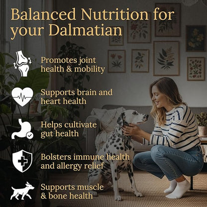 Dalmatian Multivitamins, 90 Count, Made in the USA with Real Bacon