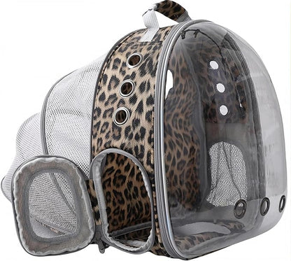 Pet Carrier Backpack Expandable for Cats and Small Dogs, Breathable Anti-Collapse Design, Airline Approved Travel Backpack for Hiking and Outdoor Use (Back Expandable-Animal)