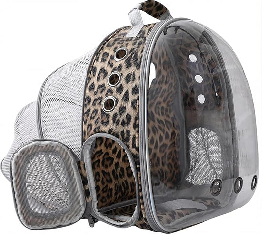 Pet Carrier Backpack Expandable for Cats and Small Dogs, Breathable Anti-Collapse Design, Airline Approved Travel Backpack for Hiking and Outdoor Use (Back Expandable-Animal)
