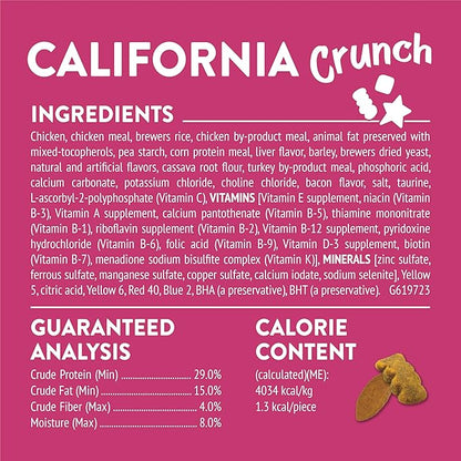 Purina Friskies Party Mix California Crunch with Chicken and Flavors of Turkey and Bacon Cat Treats - 30 oz Canister