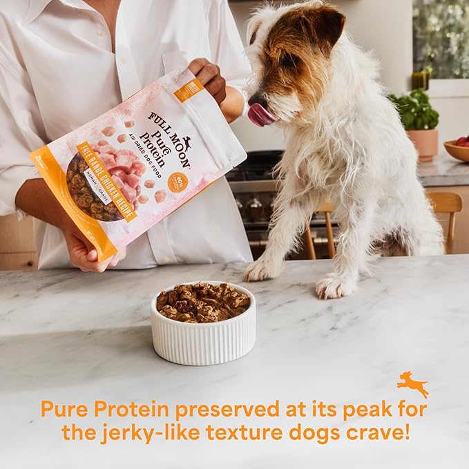 Full Moon Pure Protein Air Dried Dog Food Ranch Raised Beef Recipe 1lb