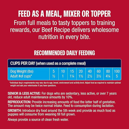 Muenster Freeze Dried Beef Bites - Complete Dog Food, Treat, Mixer or Topper (20oz) - Grain-Free