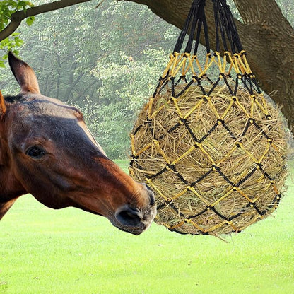 2PCS Hay Net for Horses,Slow Feed Hay Bag for Horses Goat Sheep,Hanging Hay Feeder Bag for Horses Stable Stall Paddock Rest Toy
