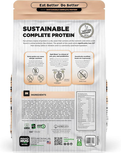 Nature's HUG Hypoallergenic Dry Cat Food for Senior Support Vitality – Complete & Balanced Nutrition, Sensitive Stomach Support, High-Protein, Grain Free – 4lb