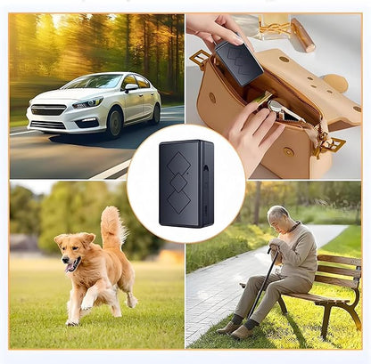 Mini GPS Tracker for Vehicles - Tracker Device for Vehicles No Subscription No Monthly Fee Car Tracker Device Hidden Magnetic Real-Time Tracking GPS Tracker for Cars Kids Dogs