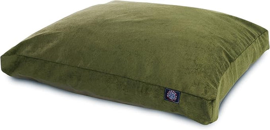 Majestic Pet Villa Rectangle Dog Bed Washable – Non Slip Comfy Pet Bed – Crate Bed with Removable Washable Cover – Kennel Bed for Sleeping, Polyester Fiber, X-Large, Fern