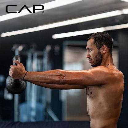CAP Barbell Cast Iron Kettlebell - Singles and Sets, Multiple Weight Choices