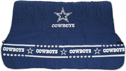 Pets First NFL CAR SEAT COVER - DALLAS COWBOYS Waterproof, Non-slip BEST Football LICENSED PET SEAT cover for DOGS & CATS,55 x 50 Inches