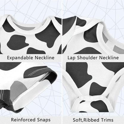 Bright Emotions Raccoons Baby Short Sleeve Bodysuits Romper Unisex Infant Outfit Wrapping Clothes for Boy Girl kids 3M