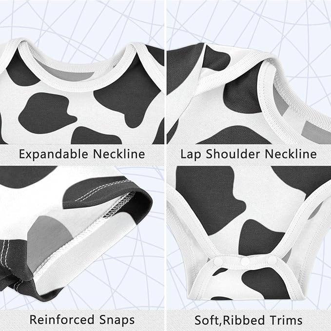Bright Emotions Raccoons Baby Short Sleeve Bodysuits Romper Unisex Infant Outfit Wrapping Clothes for Boy Girl kids 3M