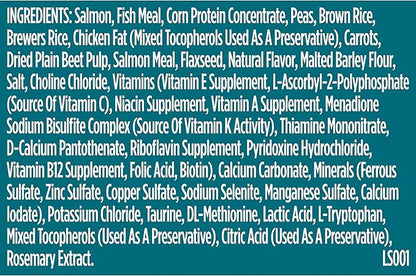 Nutrish Rachael Ray Dry Cat Food Real Salmon & Brown Rice Recipe, 2.5 lb. Bag