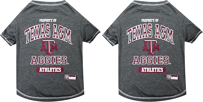 NCAA Texas A&M Aggies Dog T-Shirt, Small (Pack of 2)