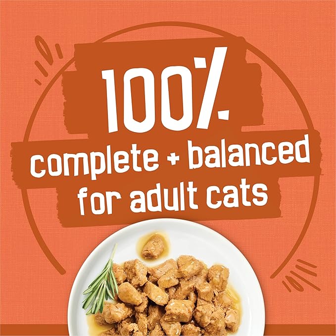 Purina Friskies Wet Cat Food Gravy, TurChicken Extra Gravy Chunky, Meaty Bits and Prime Filets - 5.5 oz. Cans (Pack of 80)