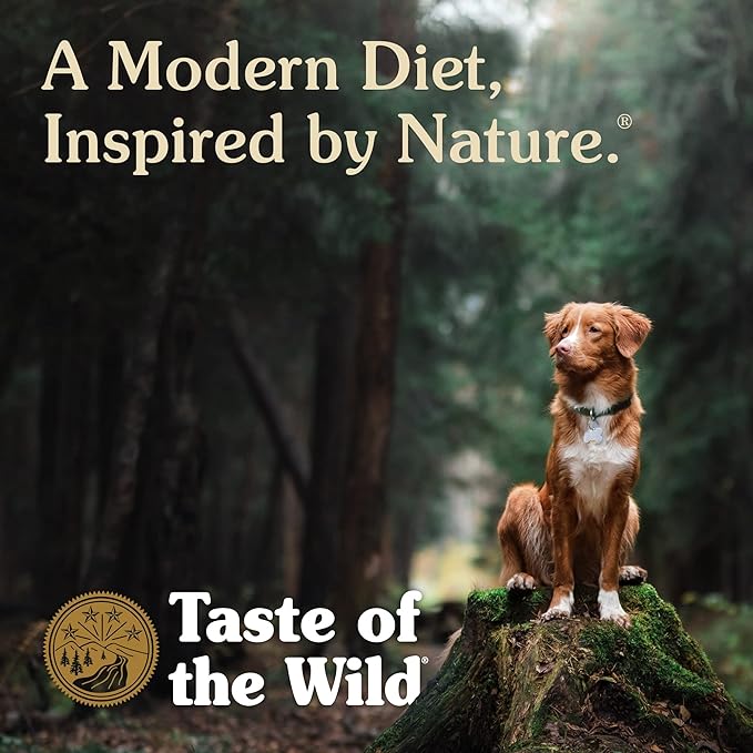 Taste of the Wild Pine Forest Grain-Free Recipe with Roasted Venison Dry Dog Food for All Life Stages, Made with Protein from Real Venison, Superfoods and Guaranteed Nutrients Like Probiotics 5lb