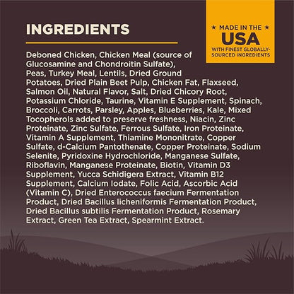 Wellness CORE Large Breed Puppy Dry Dog Food, Grain Free Kibble, Natural, High Protein, Chicken and Turkey Recipe, 24 lb Bag