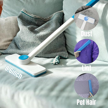 Pet Cat Hair Remover for Furniture Couch, Reusable Pet Hair Remover Brush | Upgraded 3 in 1 Pet Fur Hair Removal Remover Cleaner
