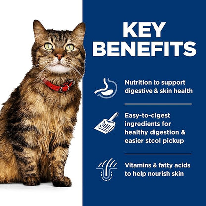 Hill's Science Diet Adult Sensitive Stomach & Skin Wet Cat Food Variety Pack, Tuna & Vegetable, Chicken & Vegetable, 2.9 oz. Cans, 12-Pack