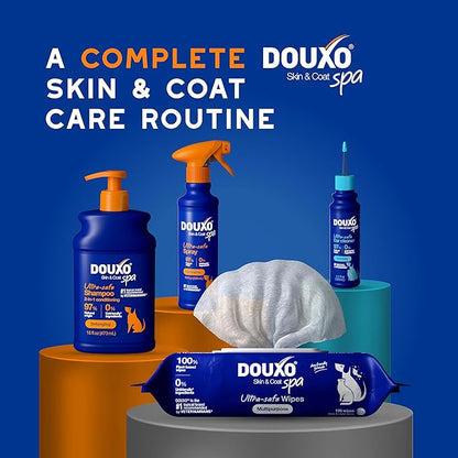DOUXO® Skin & Coat SPA - Ultra-Safe Detangling Spray for Dogs, 10 fl oz, Safely Detangles, Revives, and Nourishes The Coat, Skin-Friendly Formula