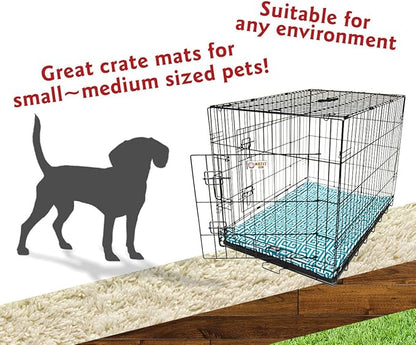 30" Towers Pacific Blue Crate Dog Bed Mat By Majestic Pet Products