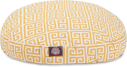 Citrus Towers Medium Round Indoor Outdoor Pet Dog Bed With Removable Washable Cover By Majestic Pet Products