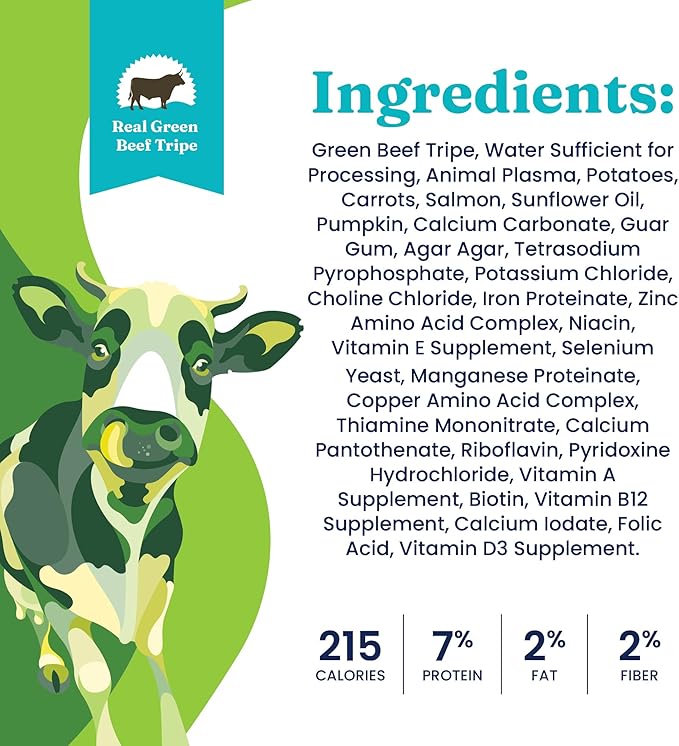 Solid Gold Beef Tripe Wet Dog Food Mix in for Adult & Senior Dogs - Helps Boost Appetite for Picky Eaters & Sensitive Stomachs - Canned Dog Food Additive for Healthy Digestion - Single 13.2oz Can