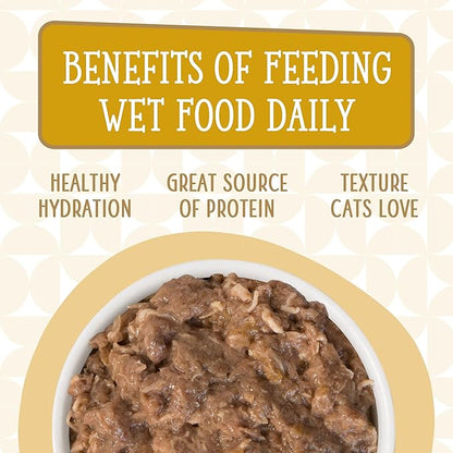 Weruva Cats in The Kitchen, Goldie Lox with Chicken & Salmon Au Jus Cat Food, 6oz Can (Pack of 24)