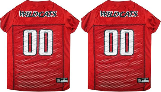 NCAA College University of Arizona Wildcats Mesh Jersey for Dogs & Cats, Large. Licensed Big Dog Jersey with Your Favorite Football/Basketball College Team (Pack of 2)