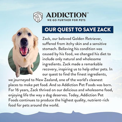 Addiction Wild Kangaroo Feast Dry Cat Food – Limited Ingredients, Novel Protein for Cats with Sensitive Skin & Stomach – Chicken Free & Grain-Free - Made in New Zealand 4lb