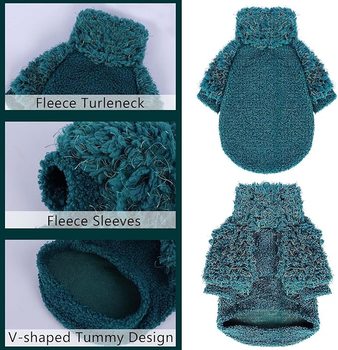 Dog Clothes Dog Sweater for Chihuahua Dachshund Yorkie Soft Thickening Dogs Shirt Winter Puppy Sweater for Small Dogs Sweaters