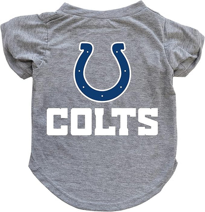 Littlearth NFL Indianapolis Colts Pet T-Shirt, Team Color, Medium