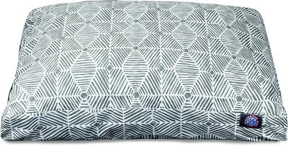 Majestic Pet Charlie Gray Large Rectangle Pet Bed