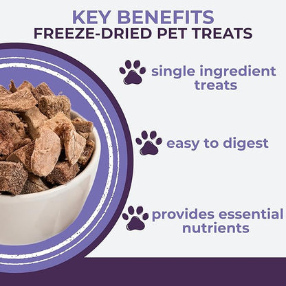 Momentum Carnivore Nutrition Freeze-Dried Pork Tenderloin Cat Treats – Single-Ingredient, High-Protein, All-Natural, Grain-Free, Lean & Naturally Tender – Made in USA – 2.5 oz Bag