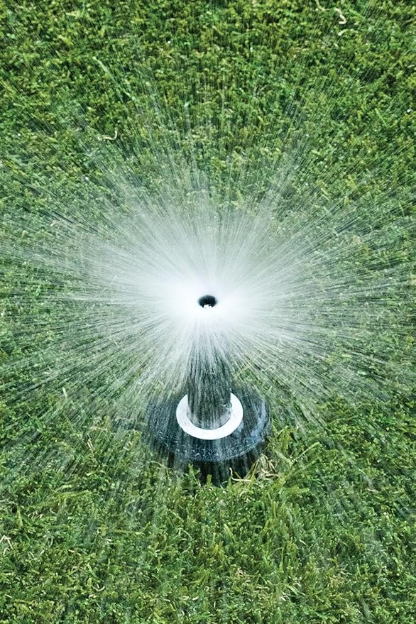 Rain Bird 1803DSFPRS Pressure Regulating (PRS) Professional Dual Spray Pop-Up Sprinkler, 360° Full Circle Pattern, 8' - 15' Spray Distance, 3" Pop-up Height (Pack of 4)