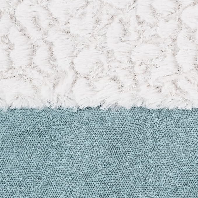 Furhaven Orthopedic Dog Sofa Bed – Memory Foam Couch with Bolsters, Textured Plush & Water-Resistant Cover, Washable Cover, Joint Support - Riverway, Large