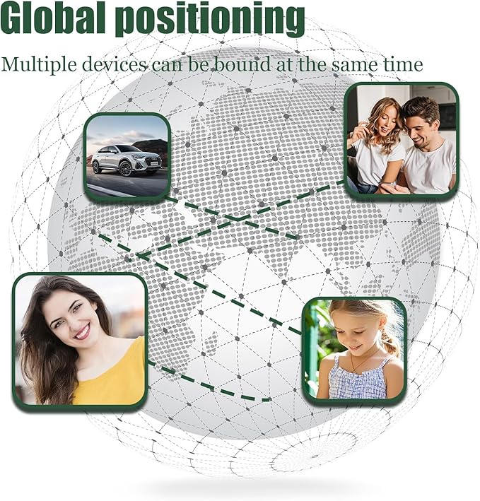 GPS Tracker for Vehicles,Car Portable Real Time GPS Tracking Device,Full Global Coverage Location Tracker for Car,Kids,Dogs.Long Standby/No Monthly Fee/No SIM Card Required/No Subscription