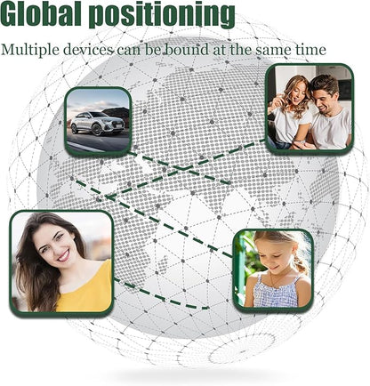 GPS Tracker for Vehicles,Car Portable Real Time GPS Tracking Device,Full Global Coverage Location Tracker for Car,Kids,Dogs.Long Standby/No Monthly Fee/No SIM Card Required/No Subscription