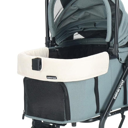 Anti-Dirt Sheet, Edge Cover for Pet Stroller, Double-Sided use, Clip Hole Design, Washable (Beige, for T3/T4/X2/X3)
