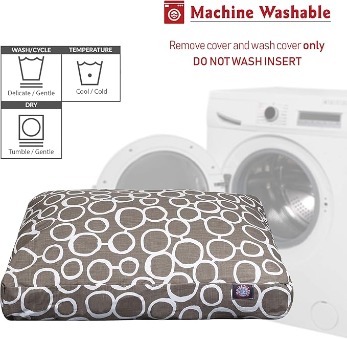 Majestic Pet Fusion Mocha Small Rectangle Pet Bed