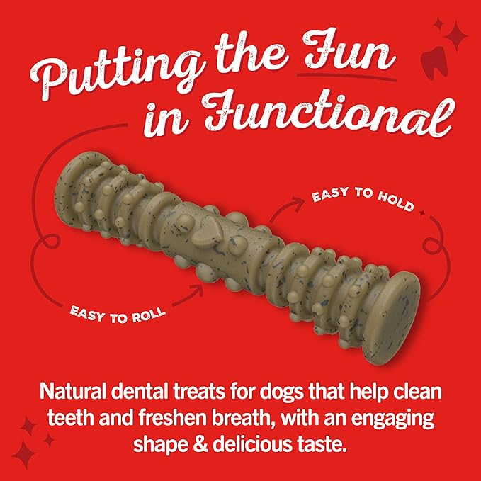 Stella & Chewy's Dental Delights - Freeze-Dried Raw Chicken Dental Treats for Small Dogs - Teeth Cleaning & Breath Freshening Chews with Ridges & Nubs - Made in USA - 5.5 oz - 11 Small Treats