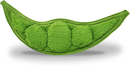 P.L.A.Y. Cute Plush Dog Toys - Fruit & Vegetable Themed Durable Squeaker Chew Toy, Great for Puppies & Small, Medium, Large Dogs - Machine Washable, Recycled Materials (Garden Fresh Peapod, Medium)