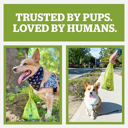 Pogi’s Dog Poop Bags – Leak-Proof & Extra Thick Pet Waste Bags (Unscented, 10 Rolls, 150-Count)