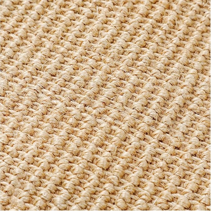 SHENGOCASE 4-Pack 10" x 10" Sisal Cat Scratching Mat Pad with Hook & Loop Tapes for Wall Couch, Window Perch, Cat Wall Furniture Shelves