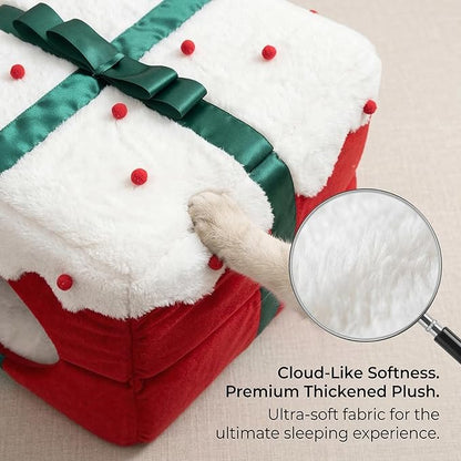 Cat Sleeping Bag for Indoor Cats - Pet Slipper Cave Bed for Indoor Cats and Small Dogs, Cozy & Soft Plush, Anti-Slip & Durable, Washable for Kittens and Puppies