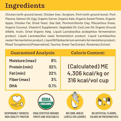 Primal Kibble in The Raw, Freeze Dried Dog Food, Puppy Recipe, Scoop & Serve, Made with Raw Protein, Whole Ingredient Nutrition, Crafted in The USA, Dry Dog Food 9 lb Bag