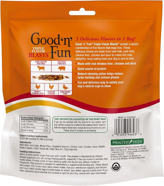 Good'n'Fun Gnf Triple Flavor Blasts 12 OZ - Pack of 1