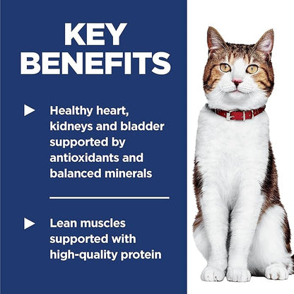 Hill's Science Diet Adult 7+ Dry Cat Food, Chicken, 16 lb. Bag