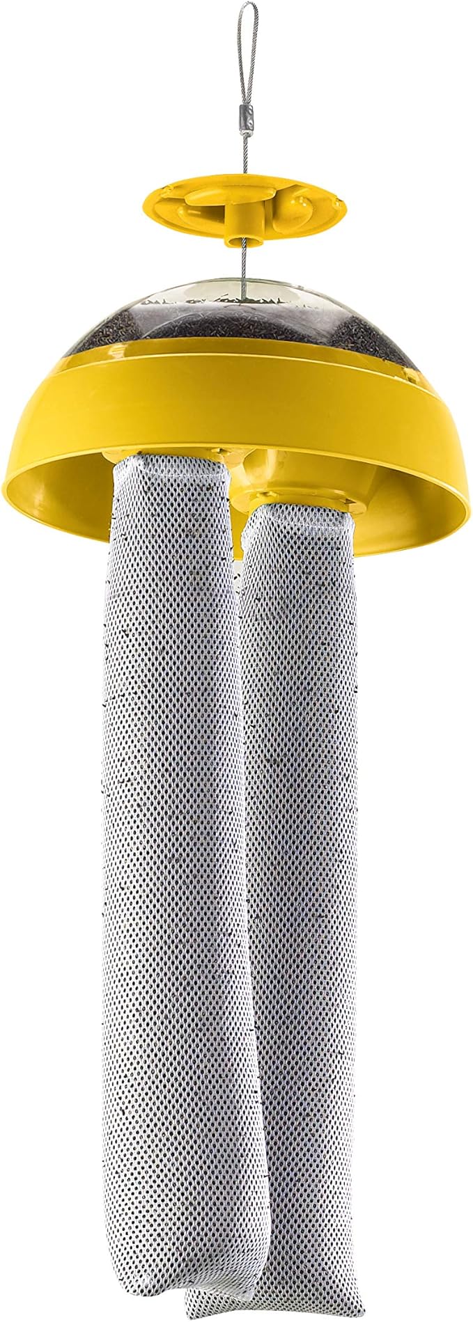 Kaytee Wild Bird Finch Station 2 Soft Mesh Sock Feeder, Includes, Yellow, 4 Socks (Pack of 4)