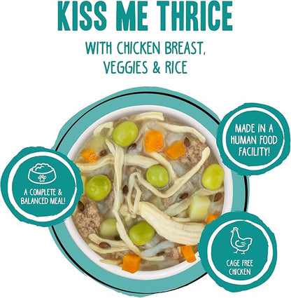 Weruva Best Fido Friend Fun Size Meals for Dogs, Kiss Me Thrice, 2.75oz Cup, Pack of 12